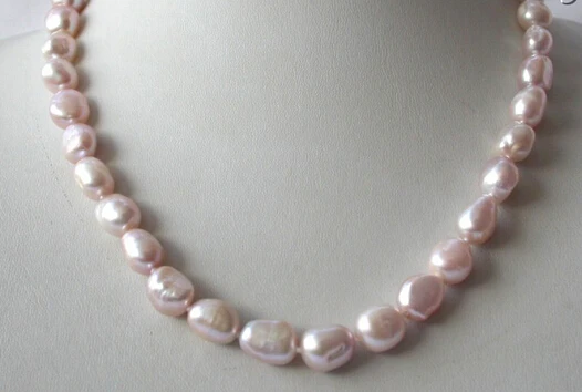 

huij 002337 baroque lavender freshwater cultured pearl necklace