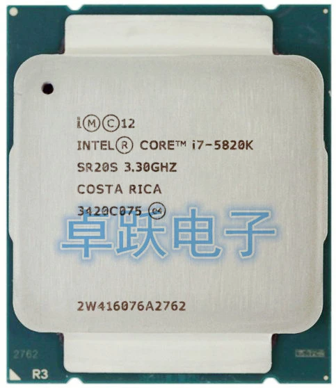 Intel Core i7 5820K 3.3 GHz Processor Intel Core i7 5820K 3.3 GHz Processor