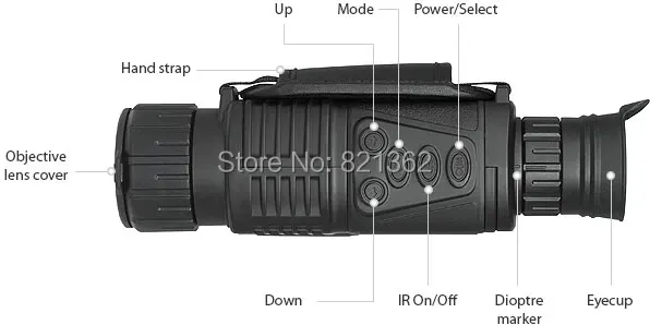 Wildgameplus 5X40 цифровой Монокуляр ночного видения с 8G TF картой охотничий ночного видения прицел видеомагнитофон оптическая система ночного видения