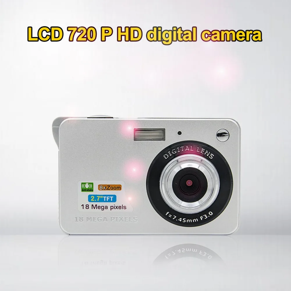 Детская макро Камера подарок 18 Мега Пиксели 3.0MP датчик CMOS 2,7 дюймов TFT ЖК-дисплей экран HD 720P цифровой Камера