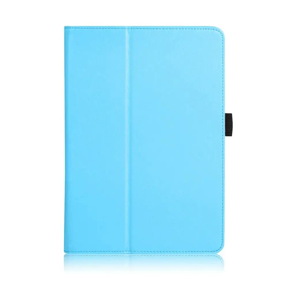 Стенд смарт-чехол из полиуретановой кожи Funda чехол для Asus ZenPad 3S 10 Z500M LTE Z500KL 9,7 дюймов планшет+ защита экрана+ стилус - Цвет: sky blue