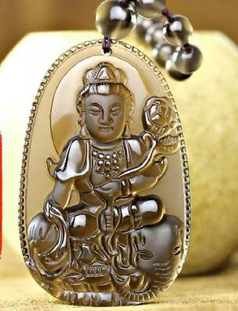 Collectible Tibet-silver Copper Handwork Dragon Antique Ear Spoon Pendant