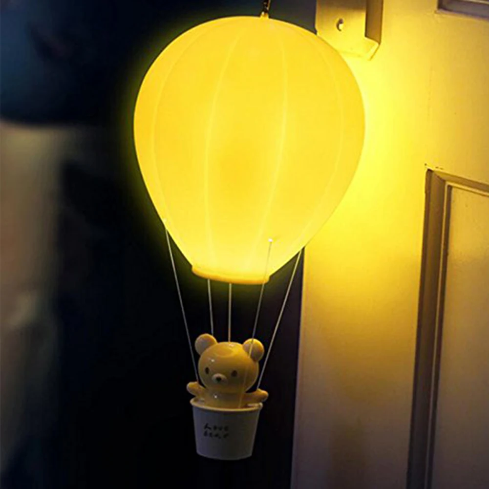 Dimmable Hot Air Balloon Led Night Light Children Baby Nursery Lamp Dimmable Hot Air Balloon Led Night Light Children Baby Nursery Lamp With Touch Switch Remote Control Usb Rechargeable Wall