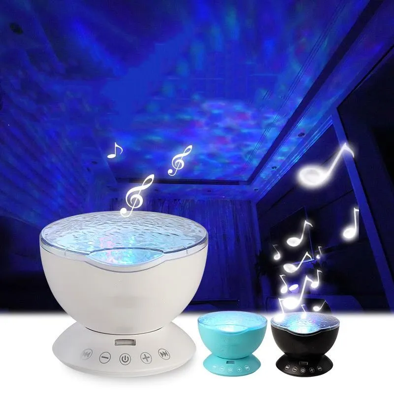 Ocean Wave Starry Sky Aurora LED Night Light Projector Luminaria Illusion For Baby Children Novelty Lamp USB Lamp Nightlight 