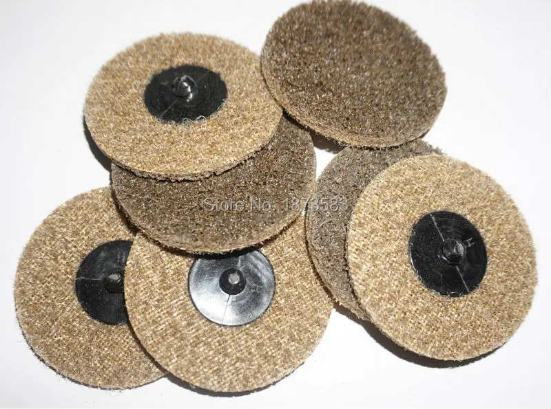 20pcs 3" Quick Change surface conditioning disc yellow coarse sanding