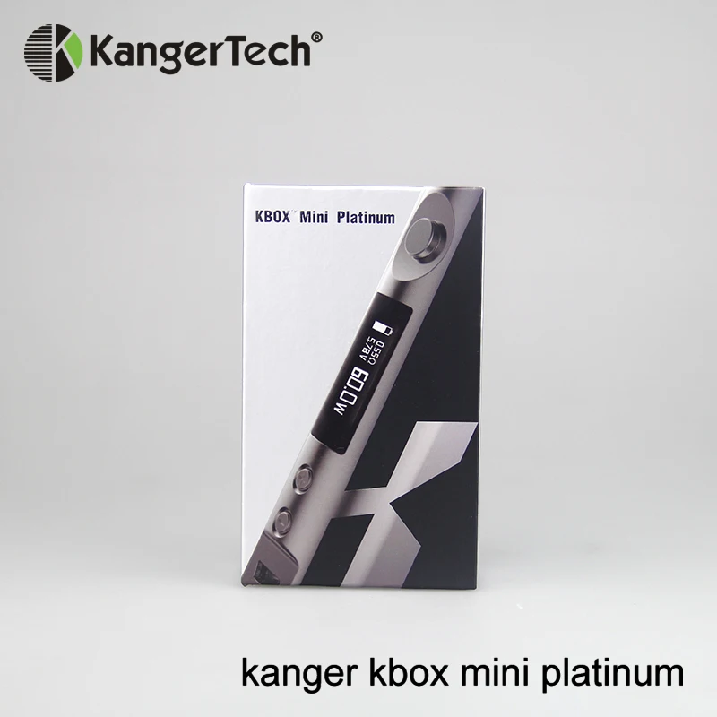 

5pcs Kanger Kbox Mini Platinum 60W TC Box Mod Temp Control Vape Mod Fit 18650 BATTERY on hottest promotion with special price