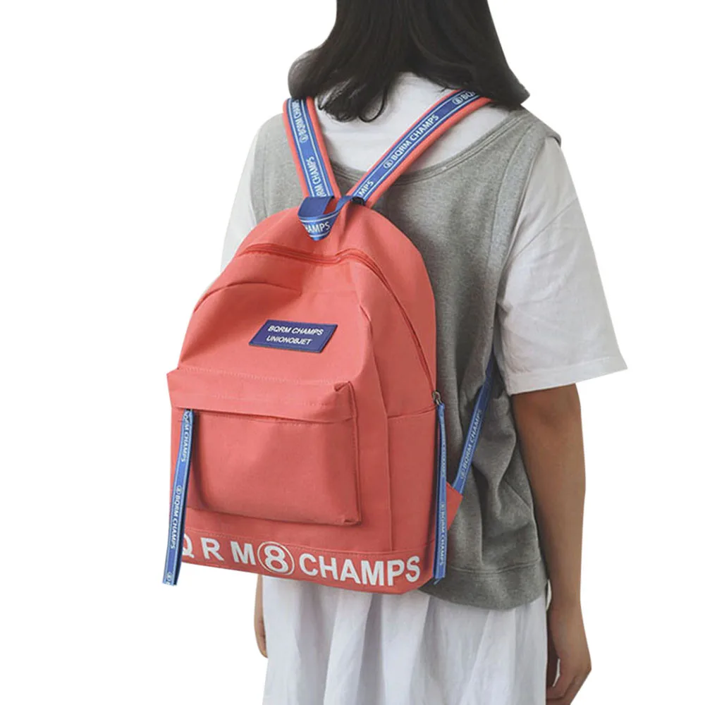 

Aelicy Women School Bag Backpack For Teenage Girls Backpacks Female Canvas Children Schoolbag Women Bag travel rucksack mochila
