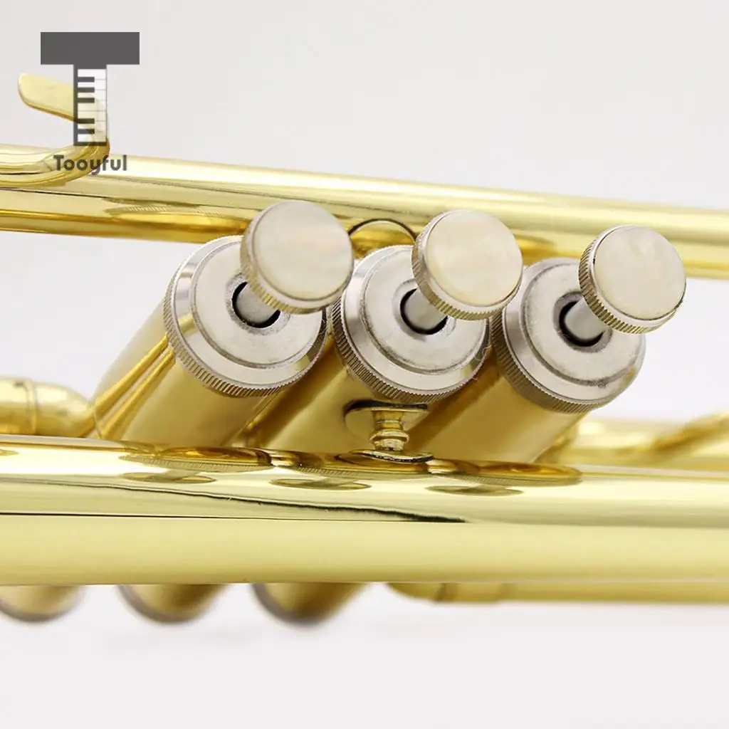 Tooyful 3Pcs Trumpet Valve Cap Screw Trumpet Repair Replacement Parts Tough