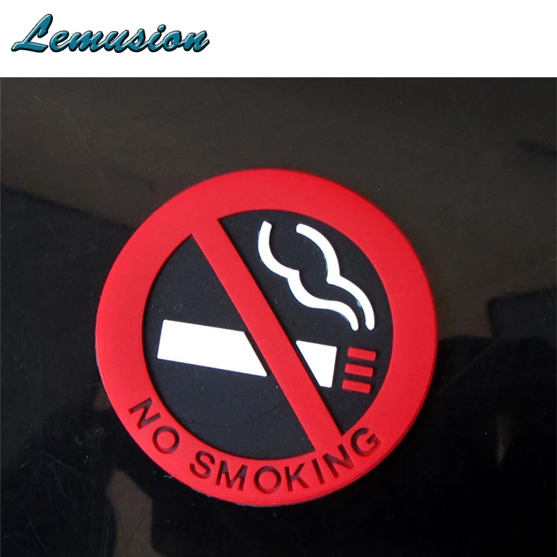 Авто Стайлинг 1 шт. наклейки для автомобиля логотип NO SMOKING BMW e46 e39 e90 Nissan qashqai juke