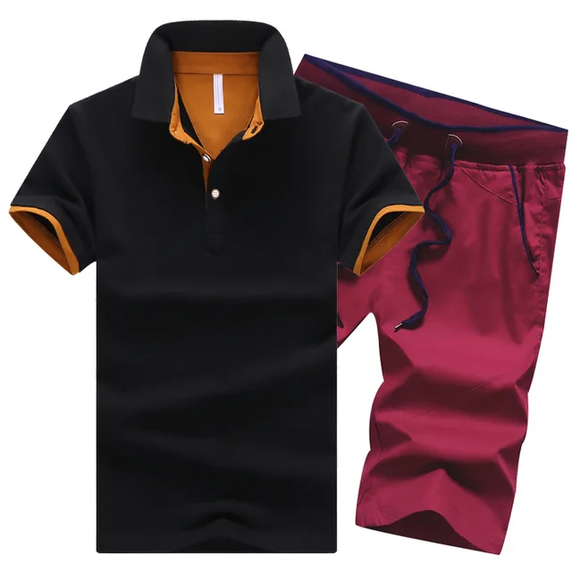 polo men short set