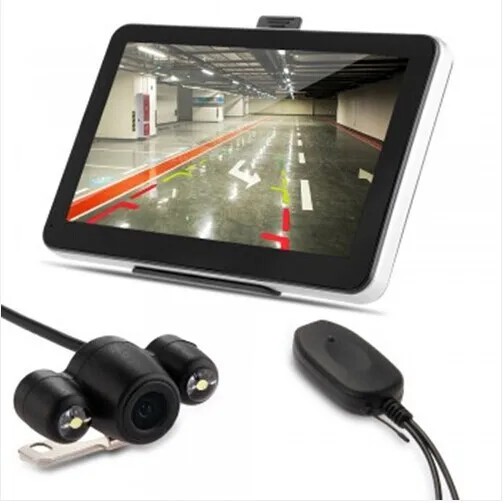 7" Car GPS Navigation Bluetooth AV IN Wireless Reverse Camera Mapin