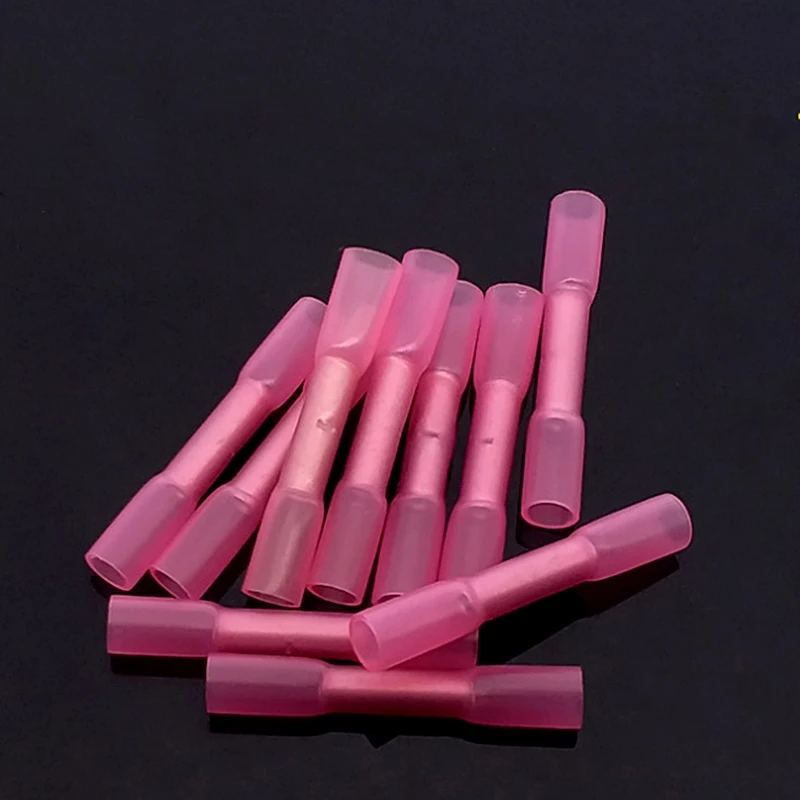 

100 PCS BHT1.25 waterproof heat-shrinkable connecting tube and wire intermediate connector cold press terminal connector