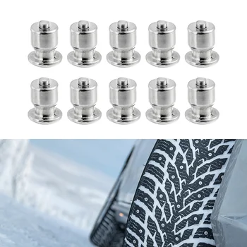 

100 pcs Tyre Winter Tire Spikes Car Tires Studs Screw Snow Spikes Wheel Tyre Snow Chains Studs For Auto Car SUV ATV Truck