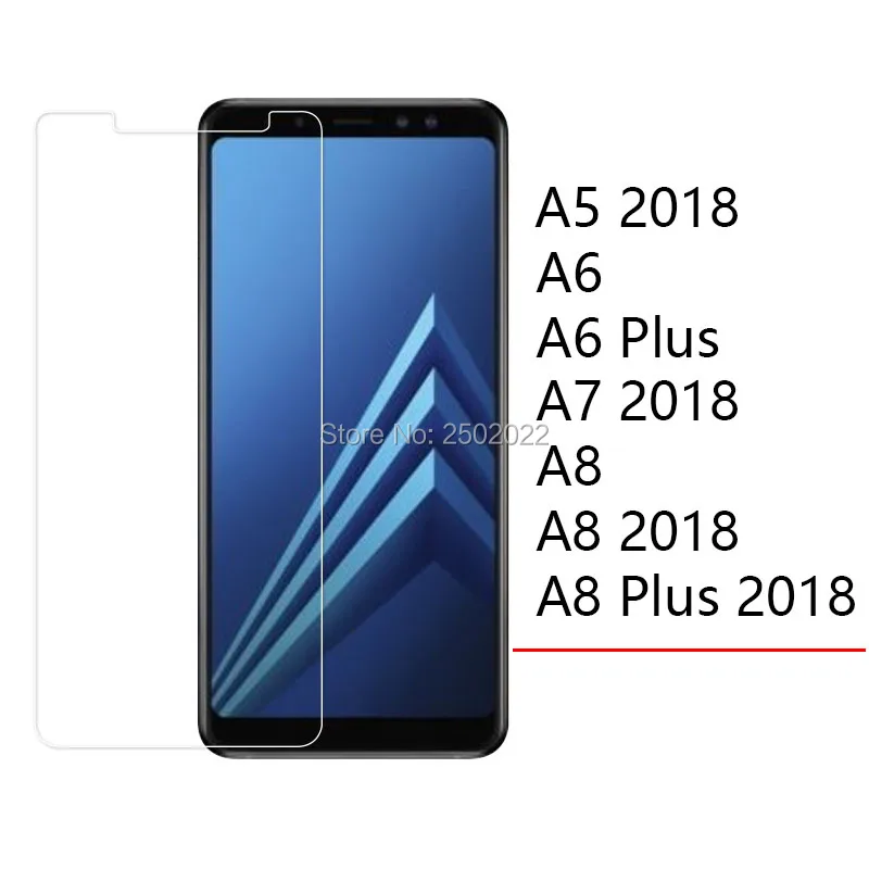 Для Samsung Galaxy A8 2018 стекло A6 Plus A5 A7 защита экрана Закаленное Защитная пленка 9H |