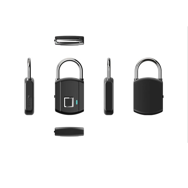 Смарт ключа RFID сканер отпечатков пальцев Usb Перезаряжаемые доступа Ip65 Водонепроницаемый Противоугонный замок безопасности двери Чемодан замок для чемодана