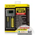 NITECORE F1 Батарея Зарядное устройство 5V 1A с эффектом приближения c зарядкой Micro-USB Смарт Мощность банка для батарей Li-Ion(литий-ионных батарей IMR 26650 18650 10440 14500 батареи Зарядное устройство C2