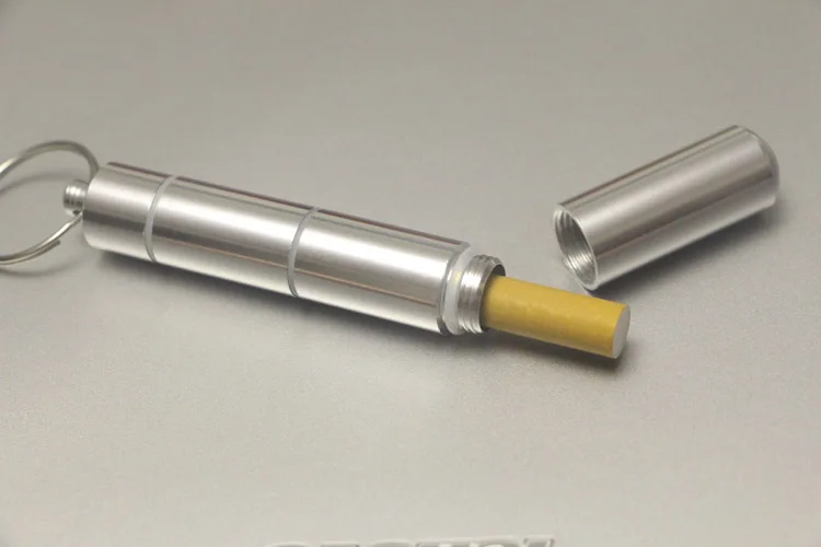 Для одной сигареты Чехол портативный мини-бокс влагостойкий анти-давление с брелок 9,5 см