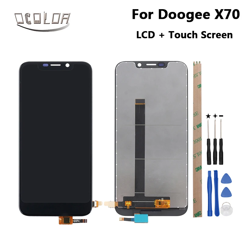 Ocolor Для Doogee X70 ЖК дисплей и сенсорный экран 5 ''Новый Ремонт Замена телефона +