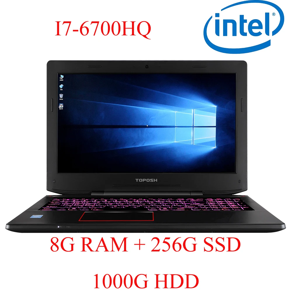 

P6-07 8G DDR4 RAM 256G SSD 1000G HDD i7 6700HQ AMD Radeon RX560 NVIDIA GeForce GTX 1060 4GB 15.6" gaming laptop