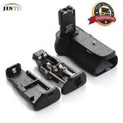 JINTU Deluxe Power Grip for Canon EOS 5D Mark III  - AA Battery Tray - Contact Cover - JINTU 1 Year Limited Warranty