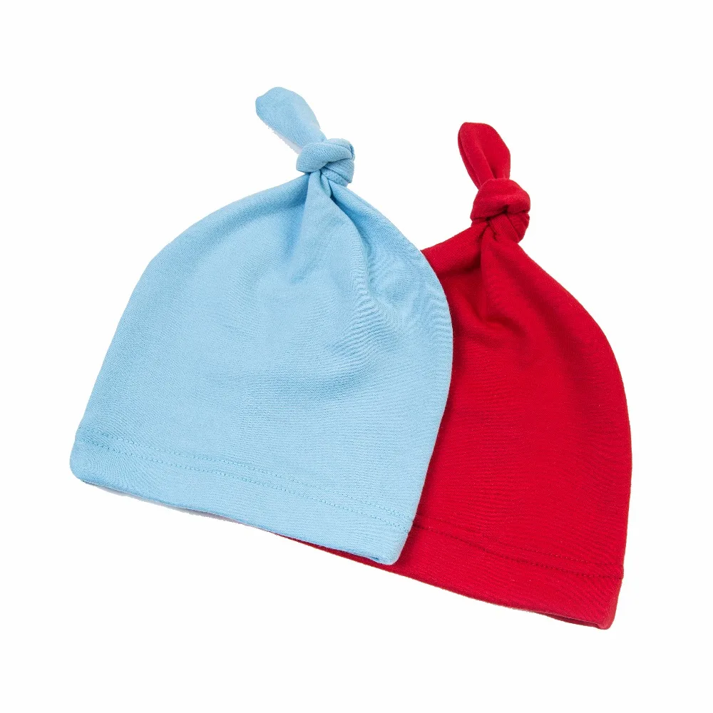 Модная детская шапка ярких цветов с бантом, хлопковая шапка для мальчиков, весенне-осенние шапки для новорожденных девочек и мальчиков