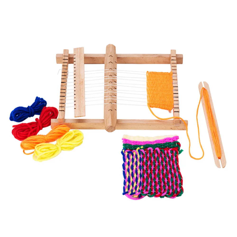 

Jewelry Tools & Equipments Wood Knitting Looms,Yarns, Warp Weft Adjusting Rods, Combs and Shuttles, Mixed Color Drop Shipping