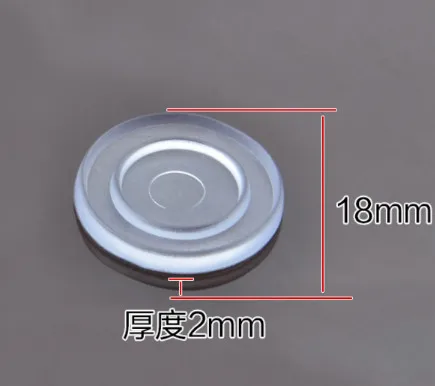 Furniture Accessories Mahogany furniture, tea table, glass slip proof gasket, transparent rubber pad, protective mat