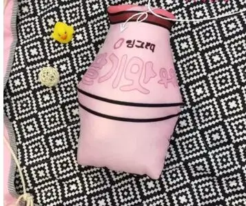 Корейский креативный пончик Як-до плюшевый, с принтом Подушка порошок милый напиток бутылка Кровать Диван Подушка