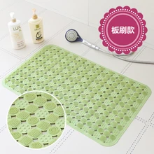 ПВХ экологически чистый материал с присоской безвкусно супер мягкий коврик для ванной Ванная комната пол коврики для ванной