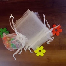 2000 шт. 30*40 см белый мешочек из органзы Ювелирная упаковка Дисплей сумки шнурок Чехол для браслеты/Колье /Ср мини Пряжа сумка