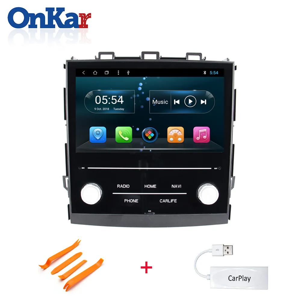 ONKAR Автомобильная Автомагнитола gps радио для Subaru XV/Foreter/Impreza Android octa core 8,1 авто радио navi с sd картой USB порт - Цвет: With CarPlay