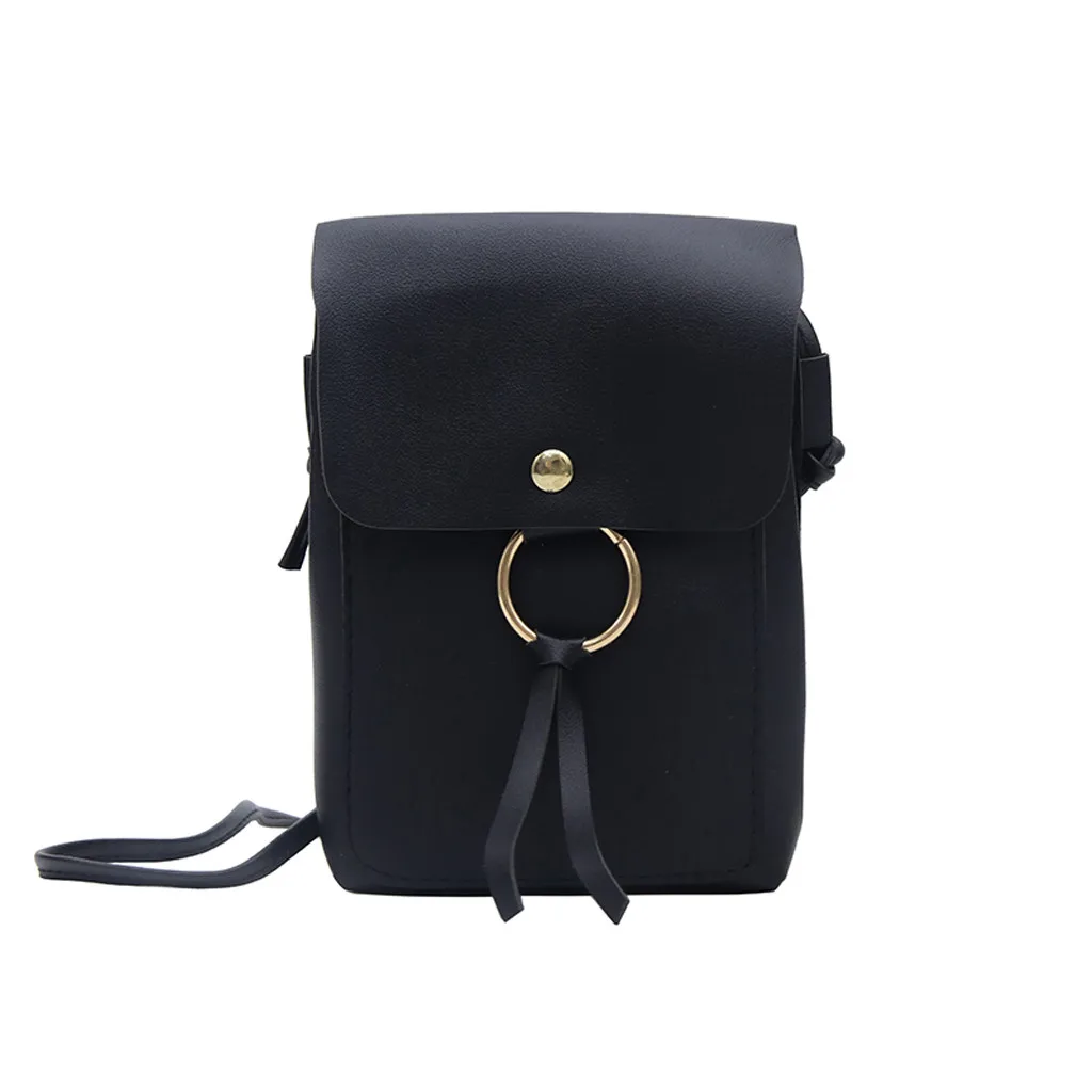 

2019 the new Messenger Bag Women's Fashion Flip Pure-Colour Cover Retro Shoulder Bag Purse Flap Bag