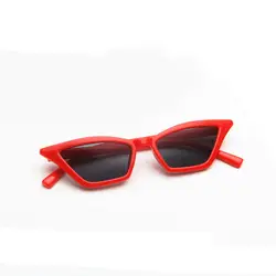 2019 детские солнцезащитные очки кошачий глаз тонкая рамка для 3-6 лет мальчики и девочки солнцезащитные очки UV400 открытый защиты очки de sol N567
