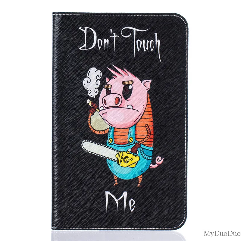 For  Samsung Galaxy Tab E 8.0 SM-T377 T375 T377V  Tablet Case Cover Boy Girls  Cartoon Bear  Butterfly Wallet PU Leather Case  (18)