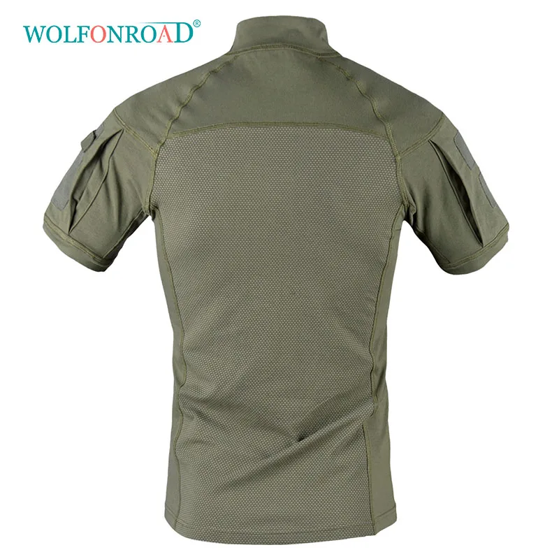 WOLFONROAD мужские летние футболки тактические армейские футболки хлопковые походные охотничьи футболки камуфляжная военная одежда