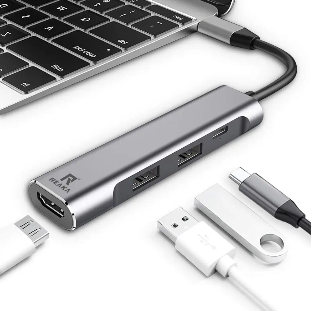 Док станция USB Type C для MacBook Pro samsung Galaxy S8 Huawei P20 Pro|Док-станции ноутбуков| |