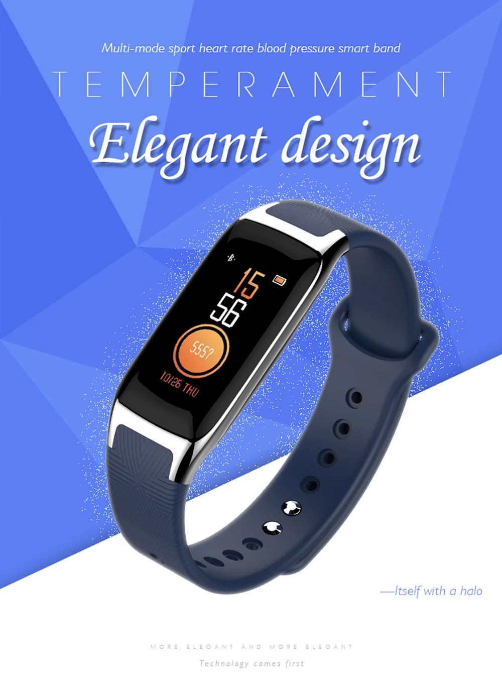 TISHRIC B20 Фитнес браслет IP67 Водонепроницаемый Smart Watch Sport Band несколько режимов деятельности часы NRF52832 задняя фара с насечкой браслет