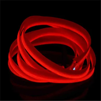 

Holiday Lighting Flexible Light Tube LED Strip Waterproof EL Wire Tape Cable Glow Neon Light For Clothing Car Decorative 2m