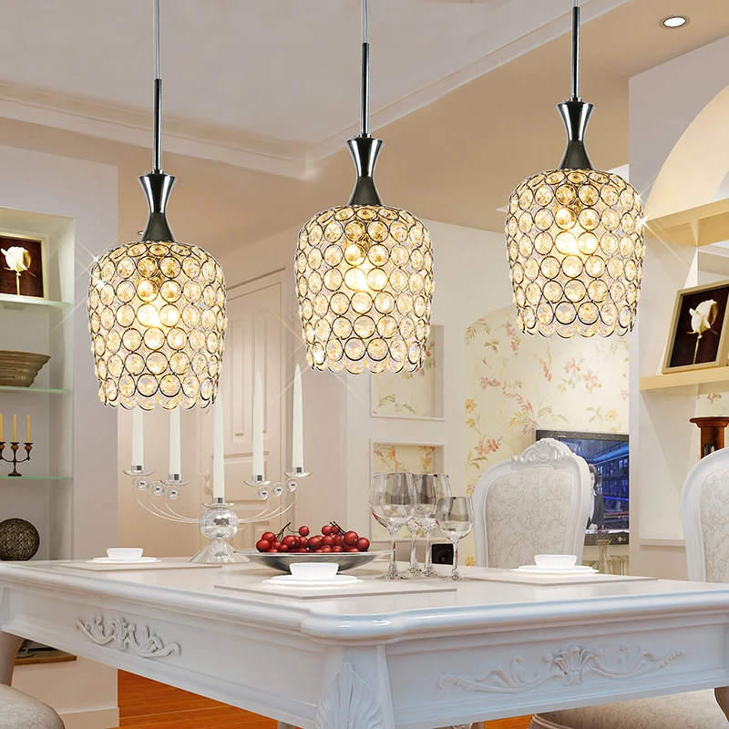 crystal lamparas colgantes led lamp lamparas for Dining living room, bedroom, shop, romantic, fashion|lamp boat|lamp crownlamp material - AliExpress