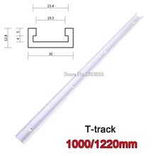 2PCS/lot 1000mm/1220mm T-track,Aluminium Miter Track/Slot for Table Saw, Router,Drill Press Jigs Woodworking Tools K867