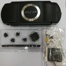 Черный для Оборудование для PSP 1000 Оборудование для PSP 1000 1xxx игровой консоли Замена Полный Крышка корпуса чехол с кнопки комплект