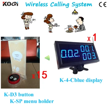 

Restaurant Pager for Guest Paging, Table Call System With Wireless Receiver
