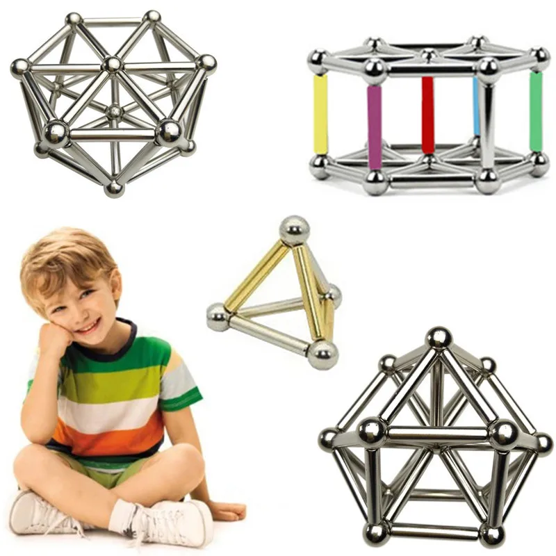 magnetic building rods
