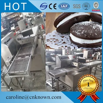 

ship to JFK airport New style industrial chocolate coating machine, chocolate enrobing production line