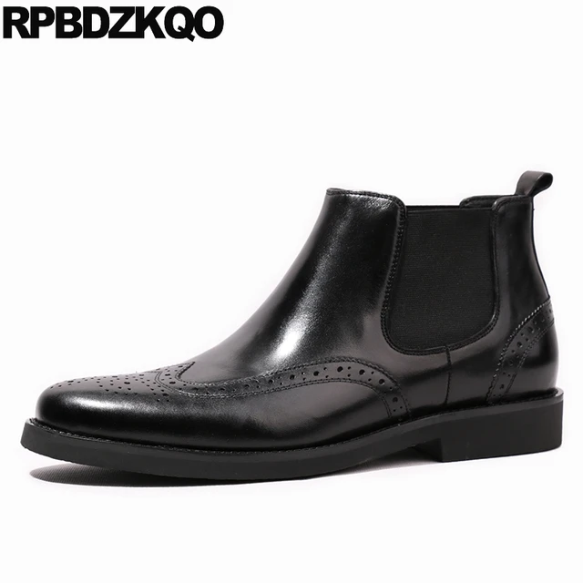 Buy Ankle Chelsea Men's Shoes Plus Size Booties Formal