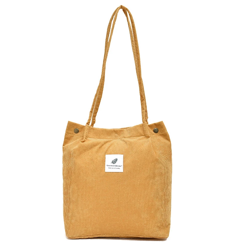 

Women's Brand Bag Female 2018 Female Tool Bucket Polyester Corduroy Shoulder Messenger Bag Casual Solid Buckle Fashion Casual