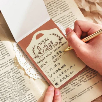 

30pages/Pack Hot Retro Vintage Colorful Life Notepad Memo Pad Escolar Papelaria School Supplies Stationery