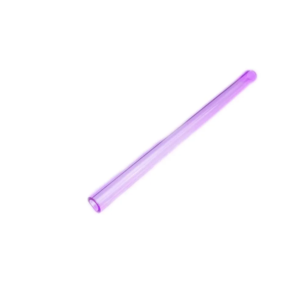 1pc Handmade Healthy Glass Straw ECO-friendly Household Glass Straight Pipet Tubularis Snore Piece Tube