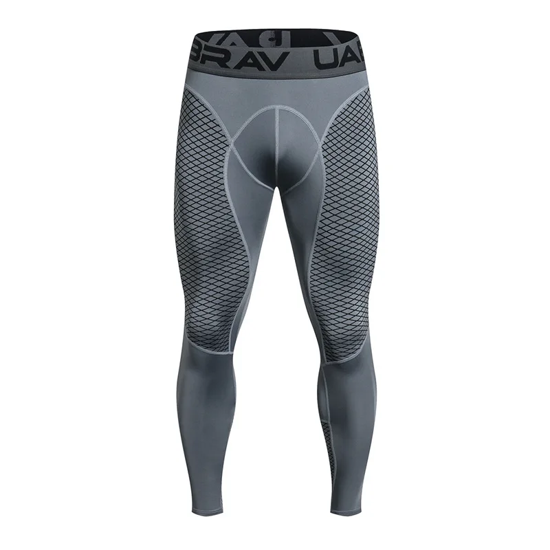 

UABRAV Compression Jogging Pants Men running tights long Sweat Basketball Running Training Sporswear Gym Leggings for Fitness