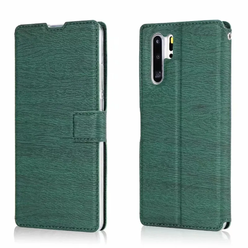 Для huawei P30 Pro Чехол Магнитный PU кожаный бумажник откидная крышка с подставкой для P20 Lite mate 20 Pro P Smart Y7 Y9 чехол - Цвет: green